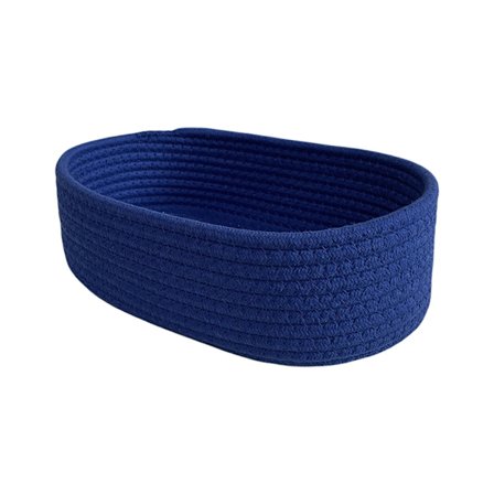 Opbevaringsboks til diverse ting til skrivebordet, dekorativ vævet kurv til stue og soveværelse