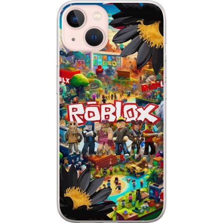 Kompatibelt Mobilskal till Apple Apple iPhone 13 Roblox äventyrsvärld full av figurer, färgstarka spelmiljöer och actionfyllda byggvärldar - popu