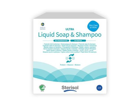 STERISOL Tvål ULTRA oparfymerad 2,5L 2/fp - Lyreco - Städ och hygien - Tvål och hygien - Hygiensystem - Sterisol