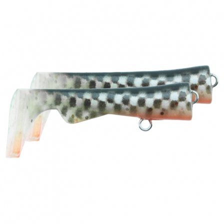 Svartzonker Ugly Louis Junior Paddle Tail (2pcs) - Smokey
