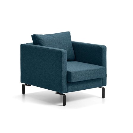 Armchair HARMONY, fabric GAVA, petroleum blue