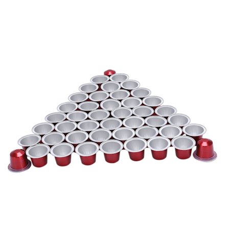 50 Sæt Genanvendelige Kaffe Kapsel Kopper Engangs til Nestle Automatisk Kaffe Maskine Mad