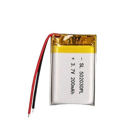 200mAh Lipo Polymer Oppladbart Batteri 502030 for Bluetooth Headset, Sangmaskiner, Bilopptaker