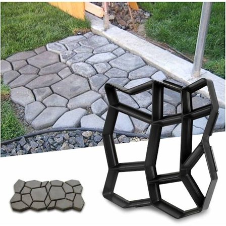 Betongform Trottoarform Plastform Betongformar Trädgårdsplattor 42,5 x 42,5 x 4 cm