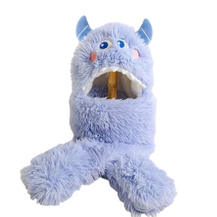 Grodor Eyes Form One-piece Hat Vindtät Värmande Tjocklek Beanie För Utomhus Running Fitness