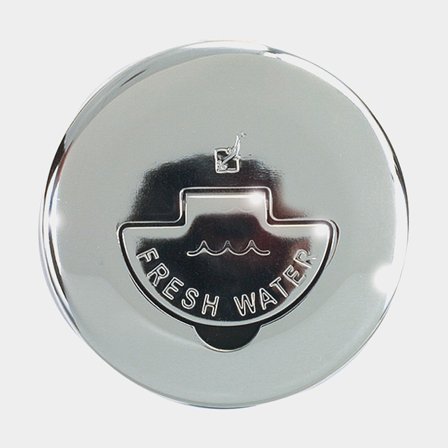 Pokrywa do przepustu pokładowego woda Roca Deck Filler Cover, ISO 8099 / 4596 / 11192 / 9093-1, gwint 1 1/2", odlew ze stali nierdzewnej AISI 316 - 