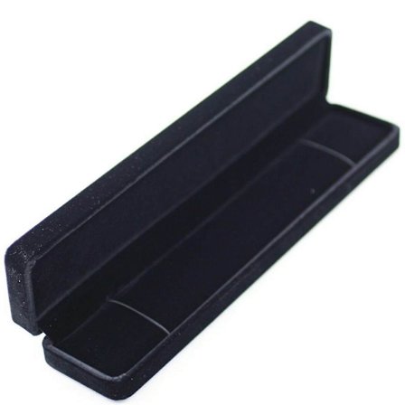 Fløyel Lang Kjede Boks Smykker Armbånd Anheng Halskjede Gave Til Kvinner Svart