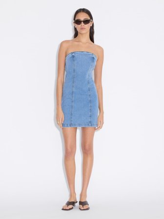 Kristin Short Denim Dress