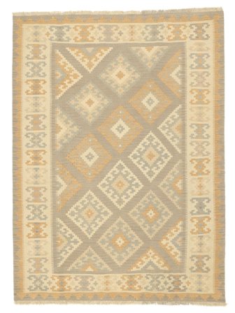 Orientalischer Hell Nomad Kelim Teppich 177X239 Orange/Beige Wolle, Persien