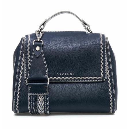 Orciani, Handbag B01999 FBS 21 Blauw, Dames, Maat:ONE Size