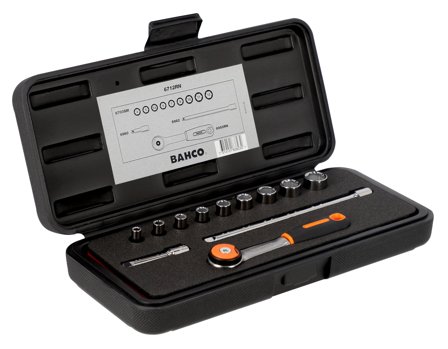 Bahco 6712RN Hylsnyckelsats, Handverktyg