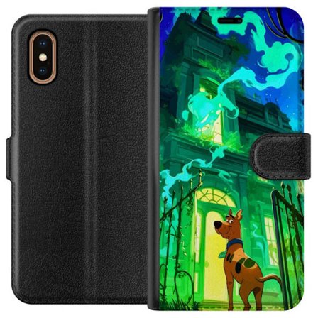 Yhteensopiva Lompakkokotelo Apple iPhone XS Max Scooby Doo juliste aavekoti sarjakuvamysteeri koira retrot sarja aave vihreä pelottava Halloween taide