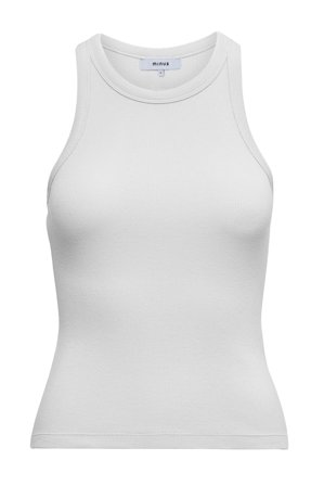 Maluna GOTS Rib Top White S