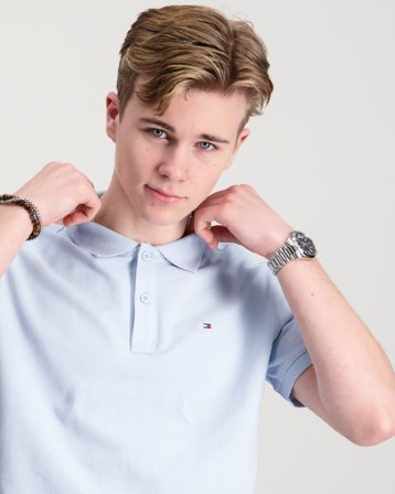 Tommy Hilfiger FLAG POLO SS Blau Polo/Rugbyshirts Jungen - Kids Brand Store