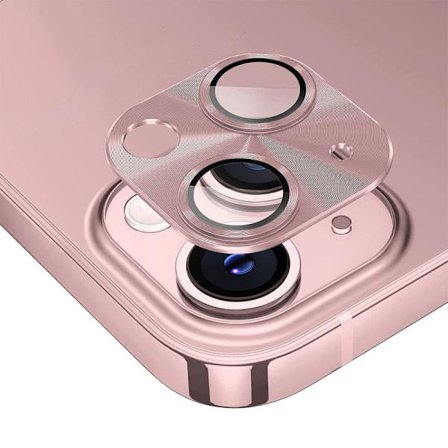 Hat Prince Kamerabeskyttelse Aluminium iPhone 15/iPhone 15 Plus Rosa
