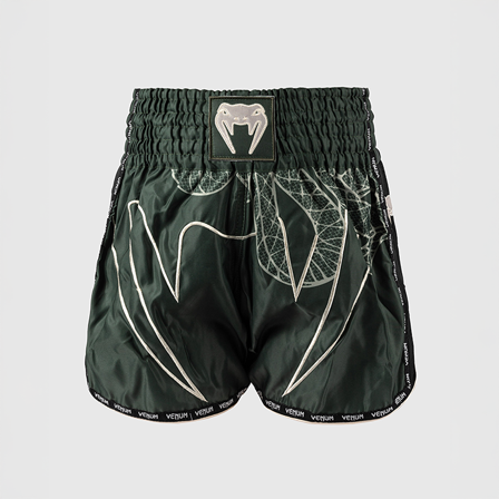 Venum Serpenti Muay Thai-Shorts Khaki Bronze Ivory