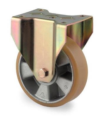 Tente 3478ITP100P62 Industrihjul Ø 100 mm, polyuret, plate 105 x 85 mm, Garasjeinnredning & oppbevaring