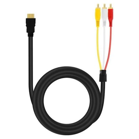 HDMI till 3x RCA hankabel - LINQ - HD-AV994 - 1,5 m - Ljud- och bildadapter - Svart