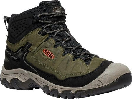 Keen Footwear Targhee IV Mid WP kengät, Dark Olive/Gold Flame