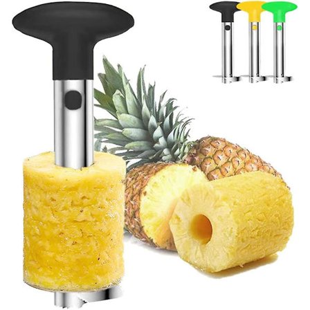 Ananas-udkerner og -skærer, 430 rustfrit stål ananas-skærer