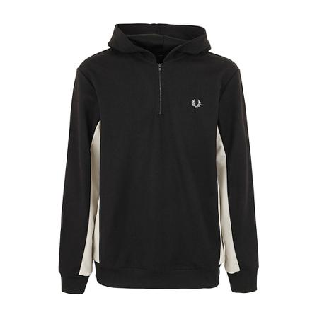 Fred Perry, Hoodies Zwart, Heren, Maat:M