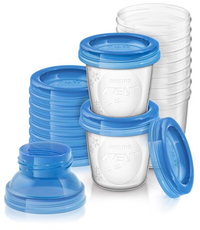Philips Avent via beger med adapter 10 stk