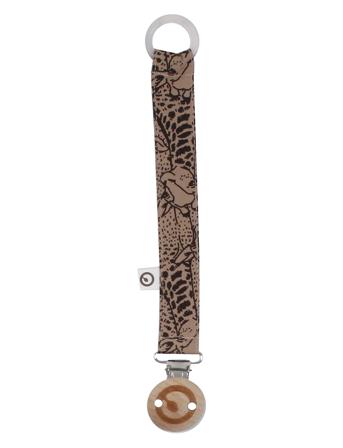 Giraffe Pacifier String Baby & Maternity Pacifier Clips Brun Müsli By Green Cotton