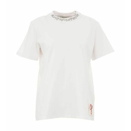 Golden Goose T-Shirt 22 , Wit , Dames , Maat: XS