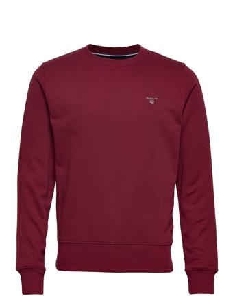 Original C-Neck Sweat Sweat-shirt Genser Rød GANT
