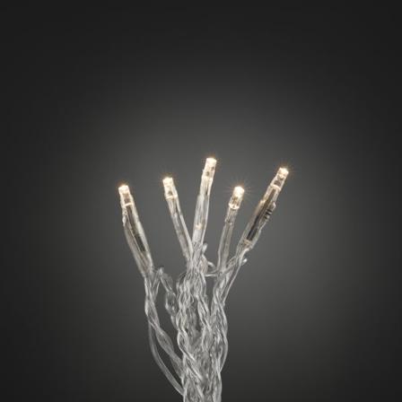 Konstsmide 6354-123 Lysslynge varmhvit, transparent kabel 6,93 m, Belysning