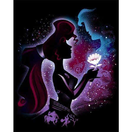 30x40cm 5D DIY Diamantmaleri Full,Serie Cartoon Princess#F,DIY