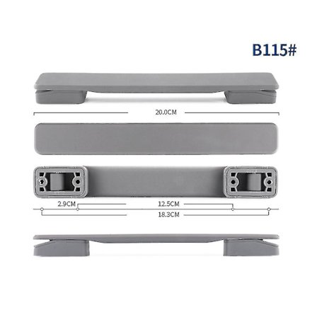 Håndtak i plast til koffert, reservedeler for reisekoffert