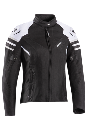 Giacca Moto Donna Ixon Ilana EVO Nero/Bianco/Grigio XL
