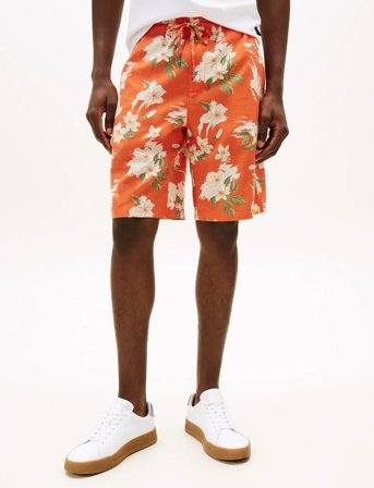 Tommy Hilfiger Mercer 7In Wash Co Ly Flrl Short - Orange - 32