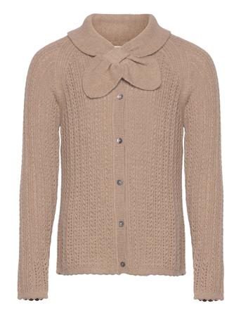 Thorilda Strikkegenser Cardigan Brun MarMar Cph*Betinget Tilbud