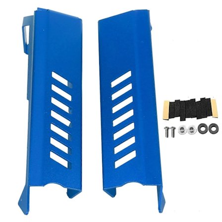 Par Motorcykel Kylargaller Sidoskydd Grillskydd Passar Yamaha MT09 1317Blå