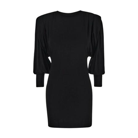 The Attico, Quinn Dress Zwart, Dames, Maat:M,stretch