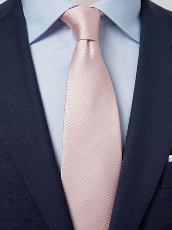 John Henric Men's Rosa Krawatte Size 8