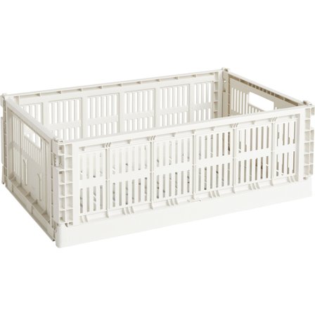 Hay Colour Crate förvaringslåda large, off white | Inredning > Förvaring > Förvaringslåda | Bagaren och Kocken