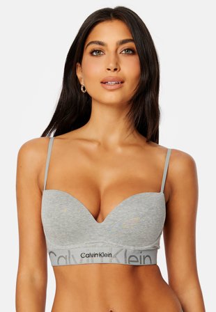 Calvin Klein Push Up Bralette P7A Grey Heather Klær