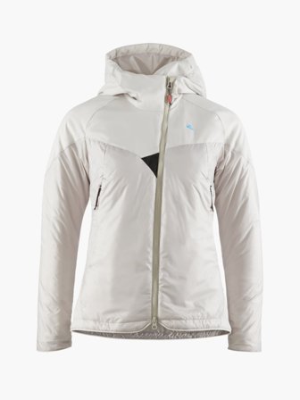 Klättermusen Alv Hoodie w zip Dam - Silver Creme - XXS