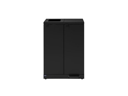 bica Avfallshantering 2x65L pedal svart - Lyreco - Städ och hygien - Avfallshantering och källsortering - Sortering och återvinning