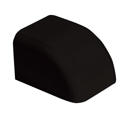 Vecamco Endeavslutning bend til kanal 80x60mm Sort