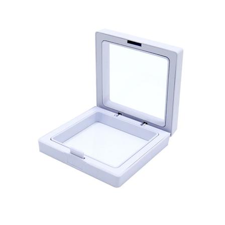 10 kpl Antioksidanttikalvo kelluva korujen säilytyslaatikko white 11*11cm