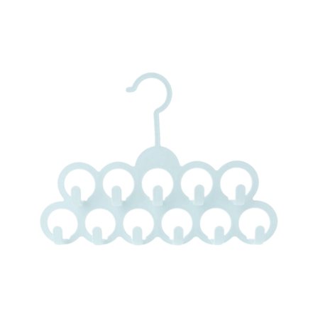 11 Huller Tøj Bælte Bælte Sjal Tørklæde Bøjle Display Holder Skab Organizer krog