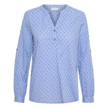 Kaffe Blouses blå, Dam, Dam, Storlek: XL