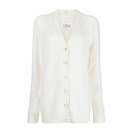 Maison Margiela, Cardigan Beżowy, Kobieta, Rozmiar: S