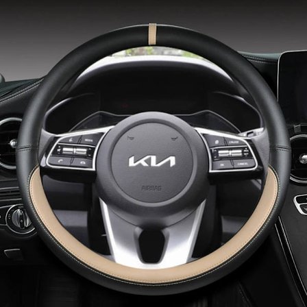 Billäderrattkåpa 38cm för kompatibel med kia k5 kx5 k2 k3 gt brand rio cerato sportage stinger ev6 ev6 gt ev6 gt-line 2021 2022