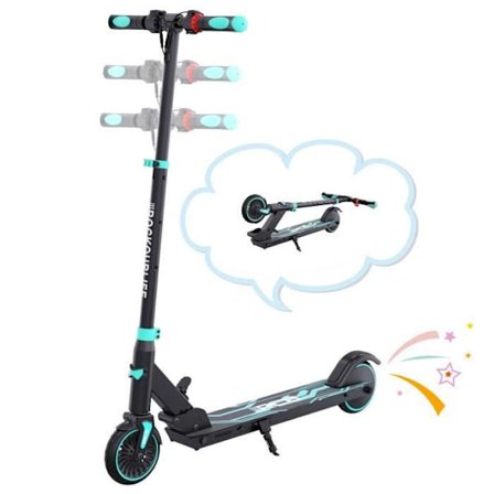 RCB Folding Electric Scooter Lätt justerbar Scooter 150W Motor 5,5 Inch For Child Black&Blue