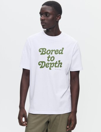 WOOD WOOD Wwbobby Depth T-Shirt - White - L